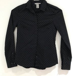 Polka dot button up